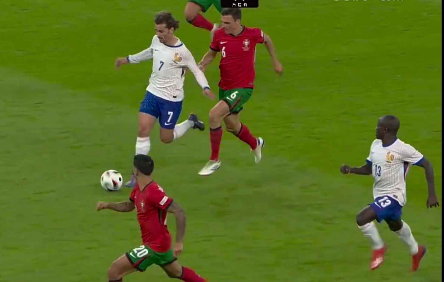 葡萄牙队成功晋级欧洲杯四强